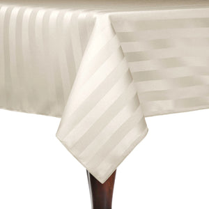 Square Poly Stripe Tablecloth - Premier Table Linens