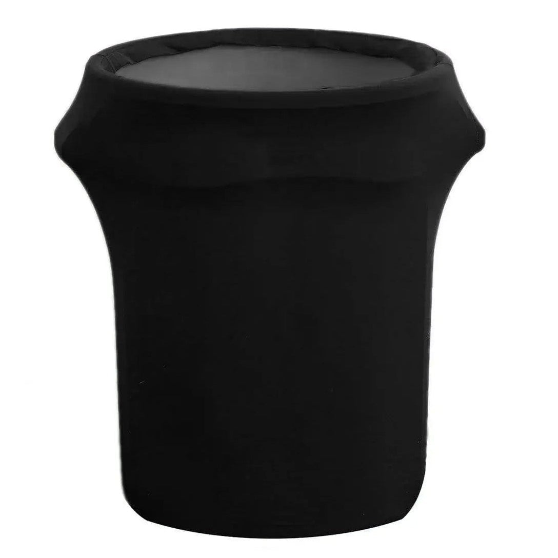 Dank　コーナーカバー黒　180x180x450 Spandex 55 Gallon Trash Can Cover