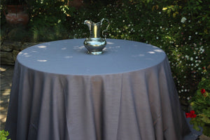 Round Majestic Dupioni Tablecloth
