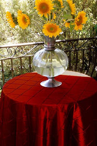 Round Bombay Pintuck Tablecloth