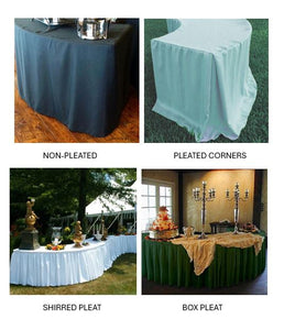 Spun Poly Fitted 6030 Serpentine Tablecloth