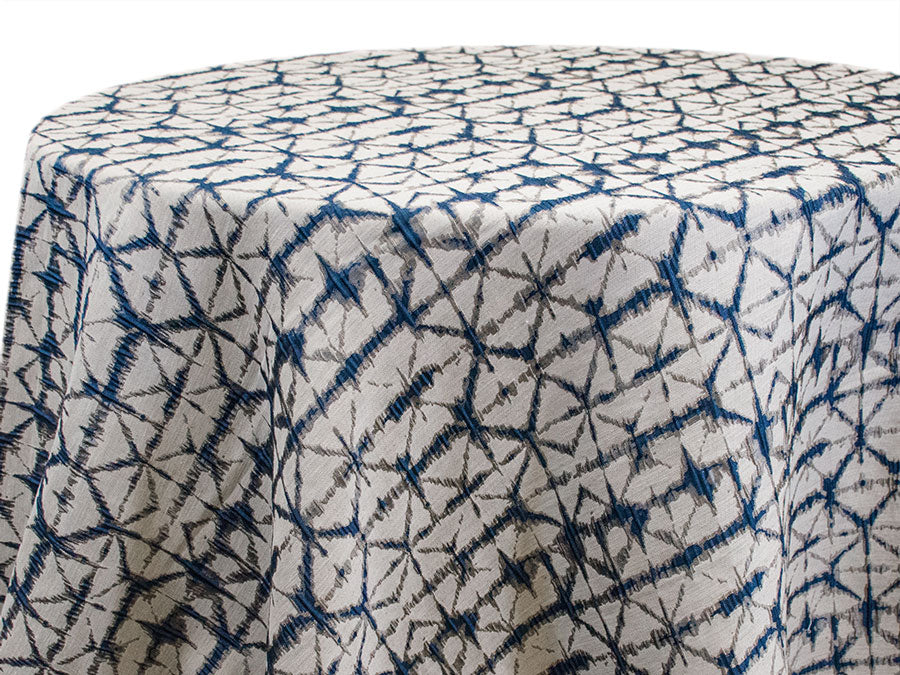Round Shibori Hex Tablecloth main image 0