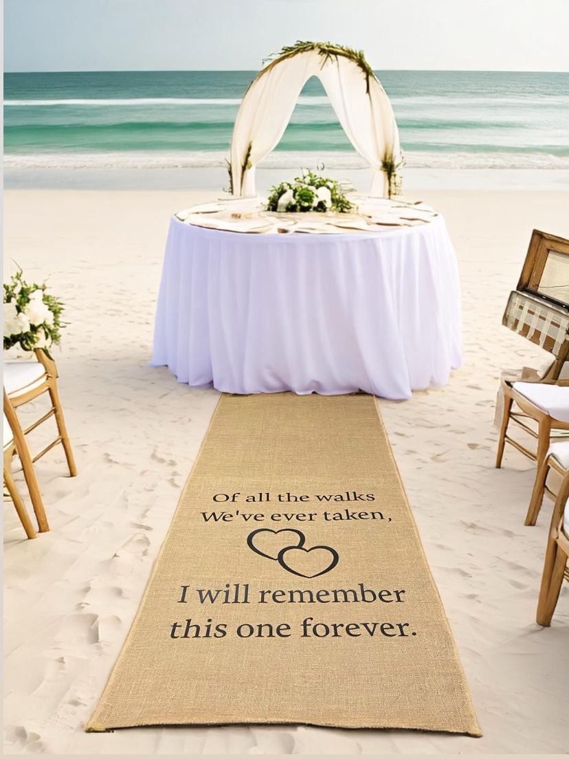 Custom flower petal purchases aisle runners