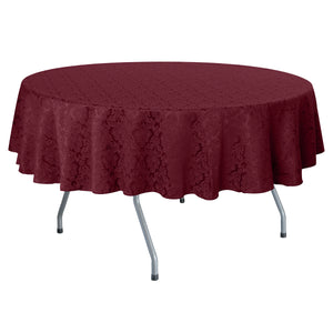 Round Saxony Damask Tablecloth - Premier Table Linens