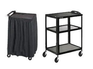 AV Cart Skirt 18" x 24" - Any Height - Premier Table Linens - PTL 