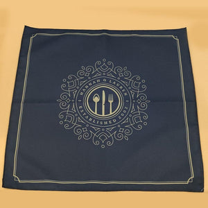 Custom Napkins With Logo, Double Sided Spun Cloth Napkin - Premier Table Linens - PTL 