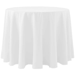Round Spun Poly Tablecloth