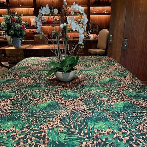 Animal Pattern Runners, Tablecloth Leopard Skin, Zebra Pattern Table outlet Runners, Table Napery Animal Skins, Dining Room Set, T03