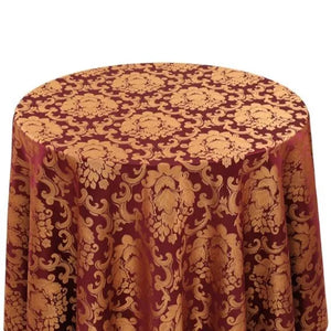 Round Ludwig Damask Tablecloth - Premier Table Linens