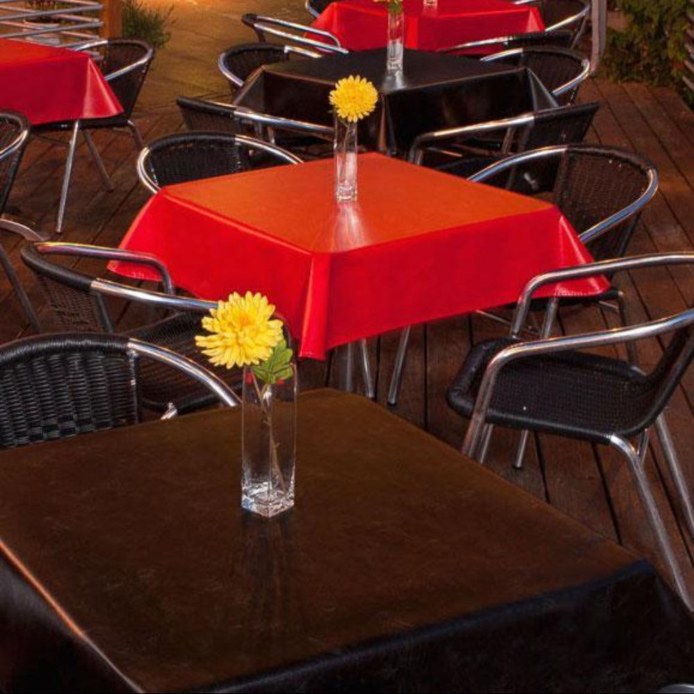 Triing Shop Square Table Cloth, 54" X 54" Preiu Linen Tablecloth Washable Spill Proof