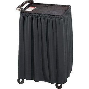 22" x 84" Poly Value Tex AV Cart Skirt - Premier Table Linens - PTL 