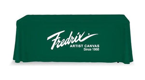 8' one color printed tablecloth for Fredrix Art Canvas