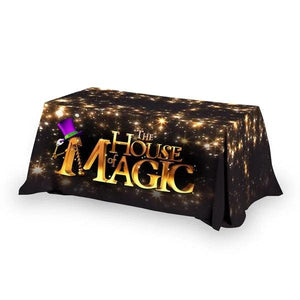 8 foot All over printed tablecloth for the House of Magic