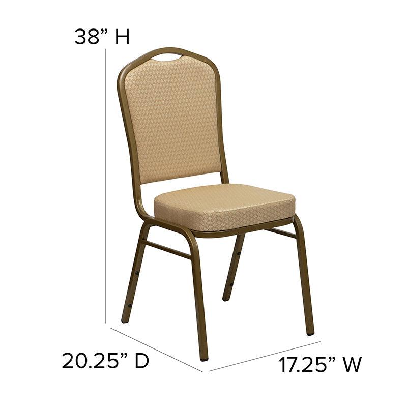 Commercial Stack Chair With 2.5 Thick Cushion