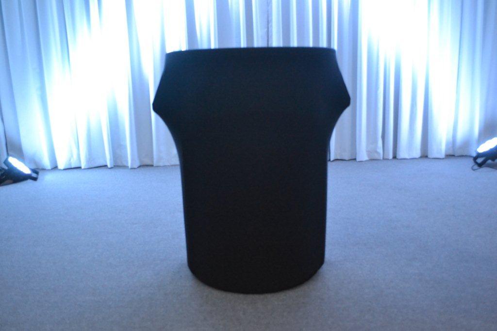Stretch Fabric Trash Can Covers - 44-55 Gallon, Black S-22323 - Uline