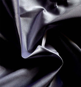 Black 60" x 108" Rectangular Poly Knit Satin Table Topper - Premier Table Linens - PTL 