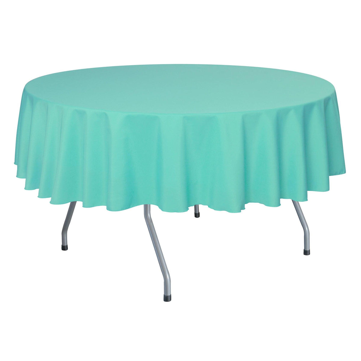 Caribbean 120" Round Poly Premier Tablecloth