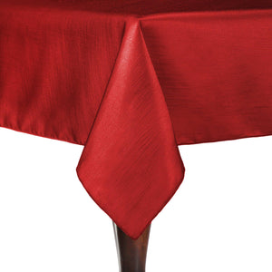 Cherry Red 72" x 72" Square Majestic Tablecloth - Premier Table Linens - PTL 