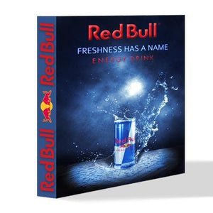 10 foot printed trade show display banner for Red Bull Energy Drinks