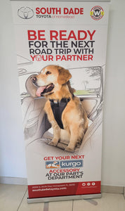 Printed Pull Up Banner for the Toyota of Homestead auto dealership