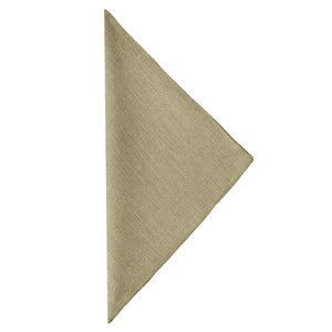 Havana napkin in natural color Folded in a triangle form