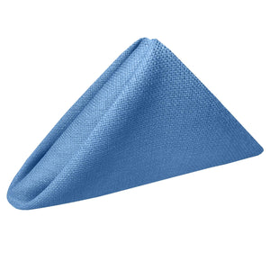 Havana napkin in cobalt color Folded in a triangle form