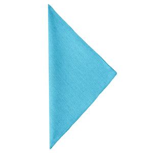 Havana napkin in Light Blue color Folded in a triangle form
