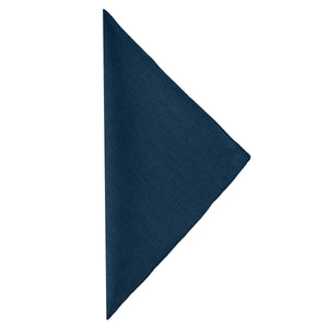 Havana napkin in navy Folded in a triangle form