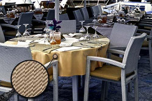 Fandango Herringbone Oval Tablecloth - Premier Table Linens - PTL 