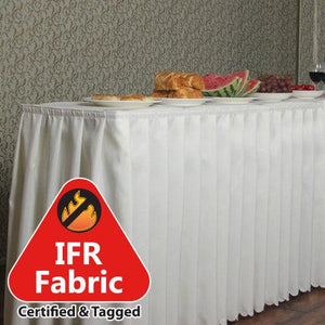 Fire Retardant Table Skirt - Premier Table Linens - PTL 
