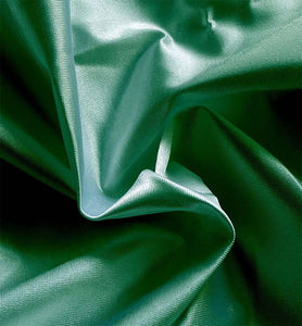 Forest Green 60" x 108" Rectangular Poly Knit Satin Table Topper - Premier Table Linens - PTL 