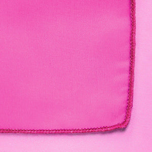 Hot Pink 54" x 54" Square Organza Tablecloth - Premier Table Linens - PTL 