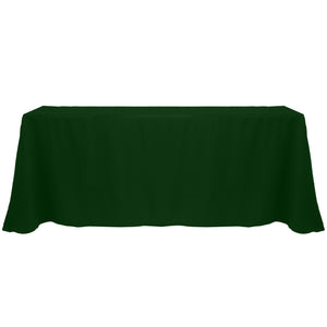 Hunter 90" x 132" Rectangular Poly Premier Tablecloth - Premier Table Linens - PTL 