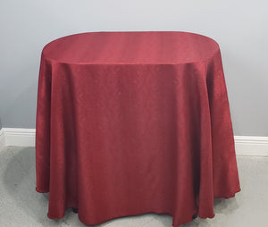 Kenya Damask Oval Tablecloth - Premier Table Linens - PTL 