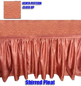 Kenya Damask Table Skirt - Premier Table Linens - PTL 