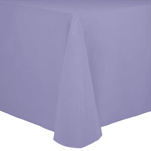 Lilac 90" x 132" Rectangular Spun Poly Tablecloth - Premier Table Linens - PTL 