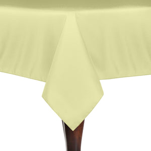 Maize 54" x 54" Square Poly Premier Tablecloth - Premier Table Linens - PTL 