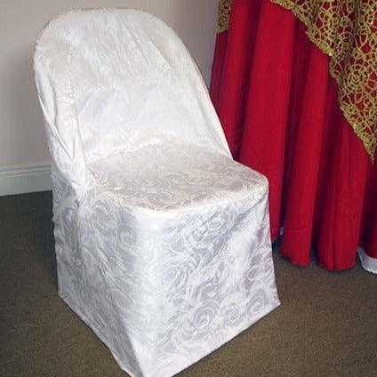 Polyester Banquet Chair Cover White
