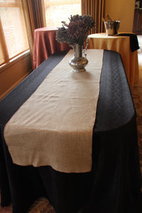 Natural 13" x 108" Havana Table Runner with Square ends - Premier Table Linens - PTL 