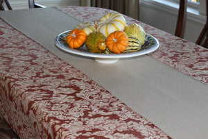 Natural 13" x 90" Havana Table Runner with Square ends - Premier Table Linens - PTL 