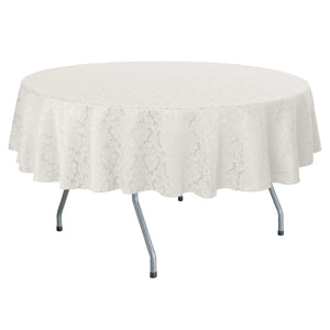 Outdoor Tablecloths With Umbrella Hole, Saxony Damask - Premier Table Linens