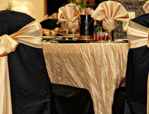 Oval Crinkle Taffeta Tablecloth - Premier Table Linens - PTL 