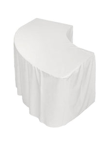 Poly Premier Fitted 3660 Serpentine Tablecloth - Premier Table Linens - PTL 