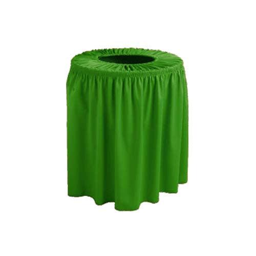 garbage bag rain skirt Poly Premier Trash Can Skirt, 32 Gallon / Yes