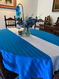 Poly Stripe Oval Tablecloth - Premier Table Linens - PTL 