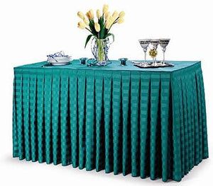Poly Stripe Table Skirt - Premier Table Linens - PTL 