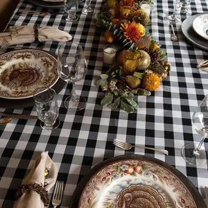  Checkered Tablecloth, Gingham Tablecloth
