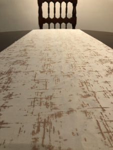 Rectangular Etched Velvet Tablecloth - Premier Table Linens - PTL 