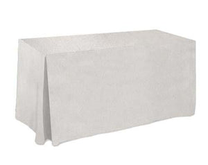 Rectangular Fitted Tablecloth Demo Height 36" & 42" Faux Burlap - Premier Table Linens - PTL 