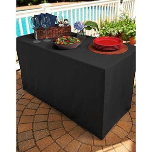 Rectangular Fitted Tablecloth Standard 29" Height Spun Poly - Premier Table Linens - PTL 